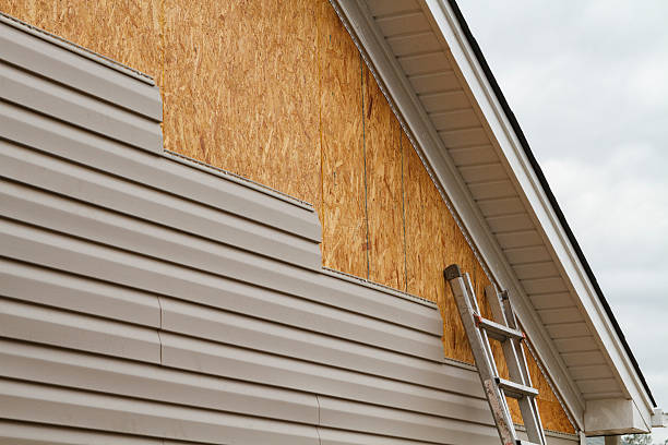Professional Siding Inspection technician working in Orange, OH